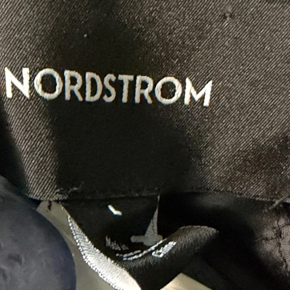Nordstrom Car Coat Mens Large NO475433MN Navy Night Quilted Lining NEW